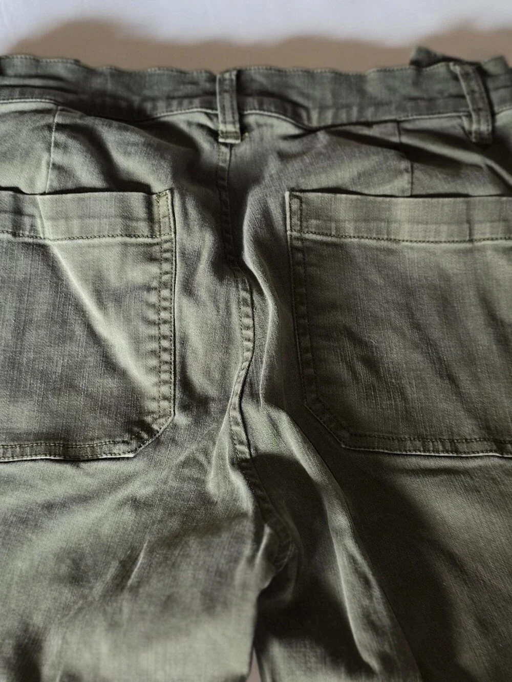 J. Crew Olive Green Cropped Utility Pants